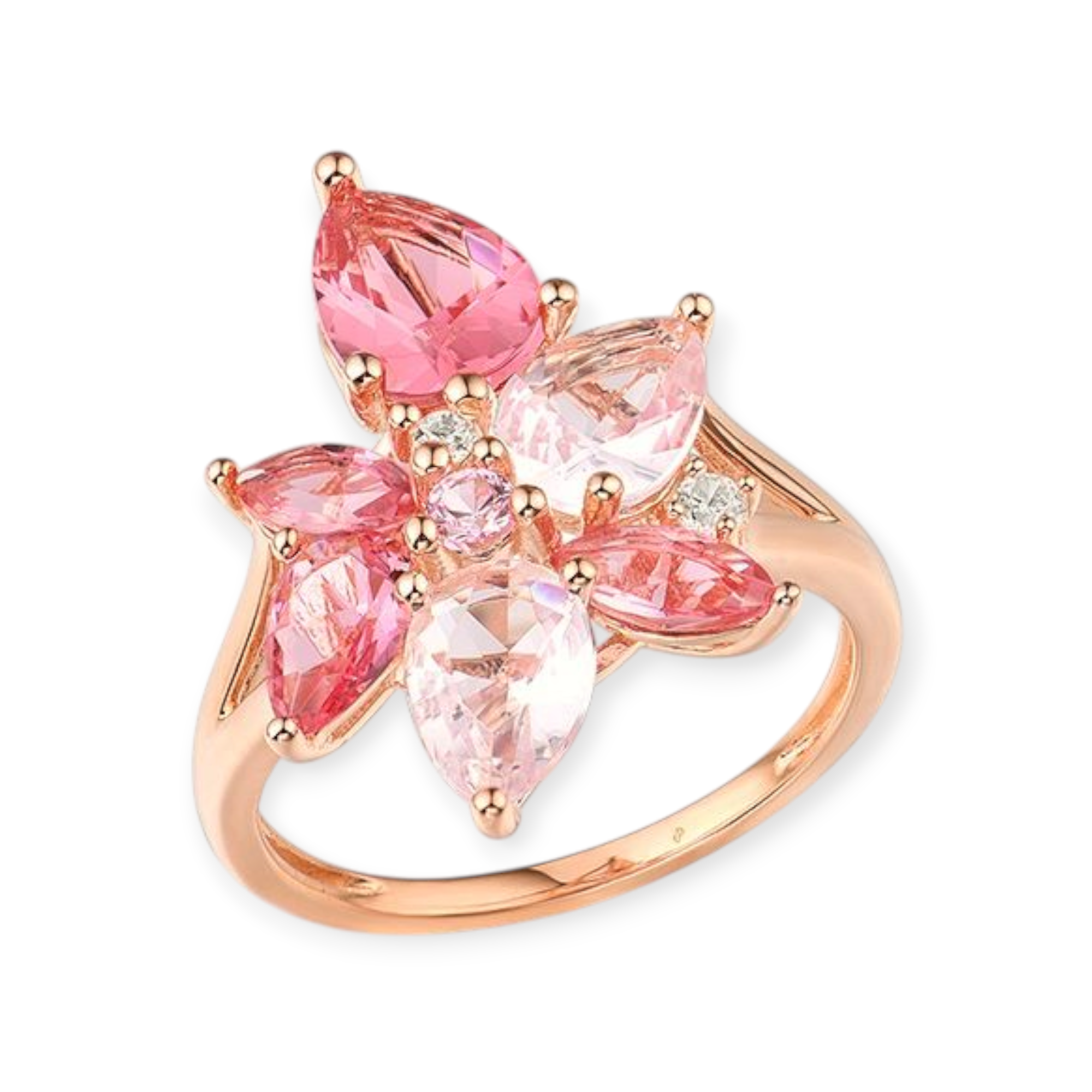 Ring 925 Silber rosévergoldet Gr. 57