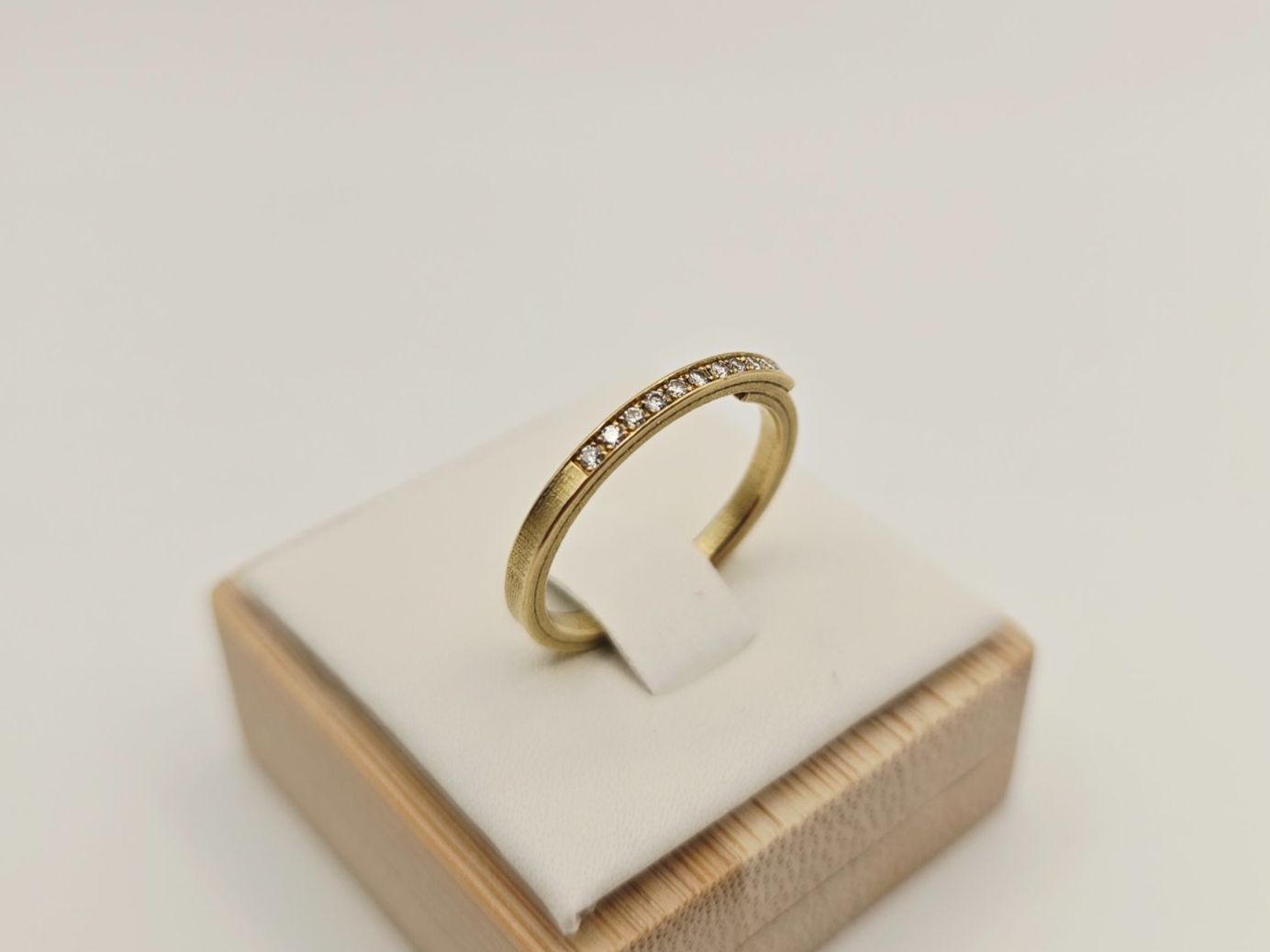Gold Ring Brillanten 750 Gold 18 KT Gr 54