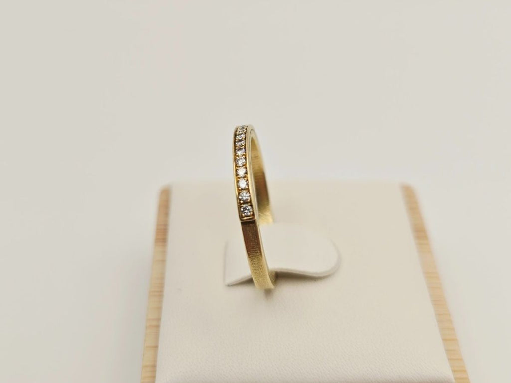 Gold Ring Brillanten 750 Gold 18 KT Gr 54