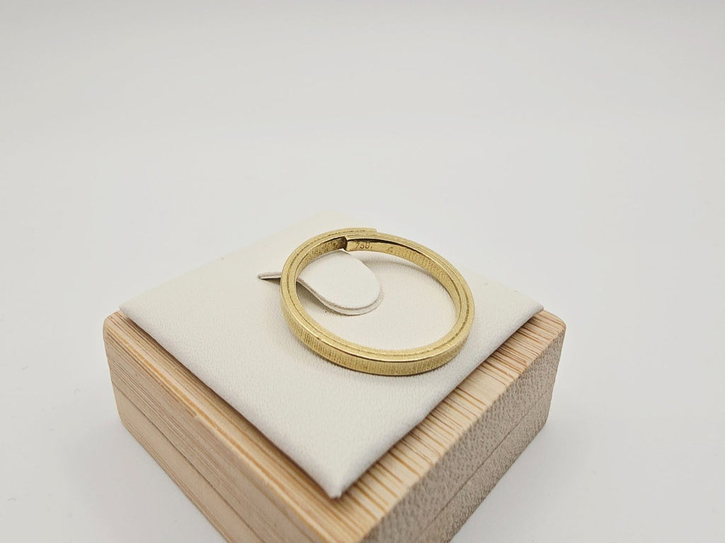 Gold Ring Brillanten 750 Gold 18 KT Gr 54