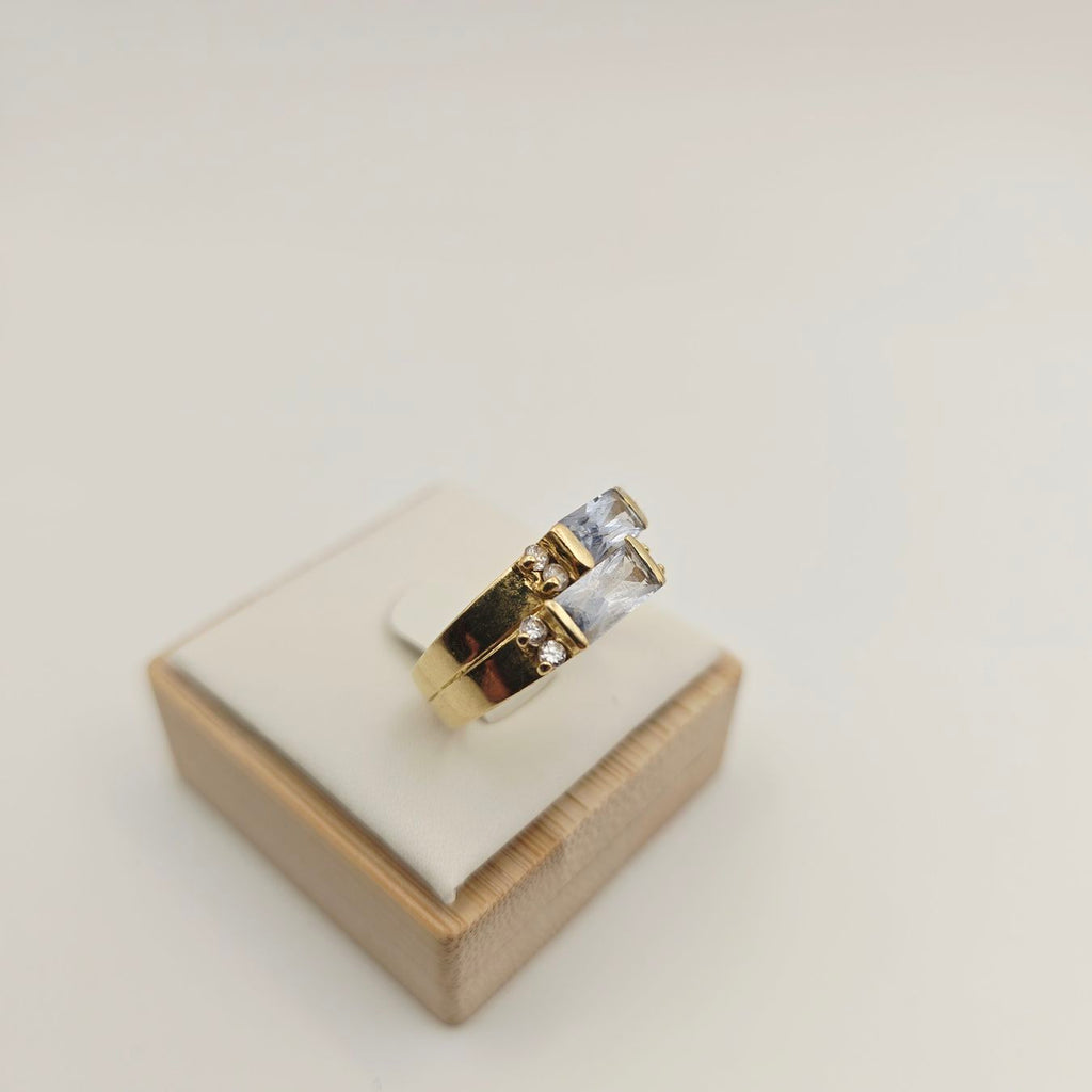 Gold Ring Spinell 750 Gold 18 KT Gr 56