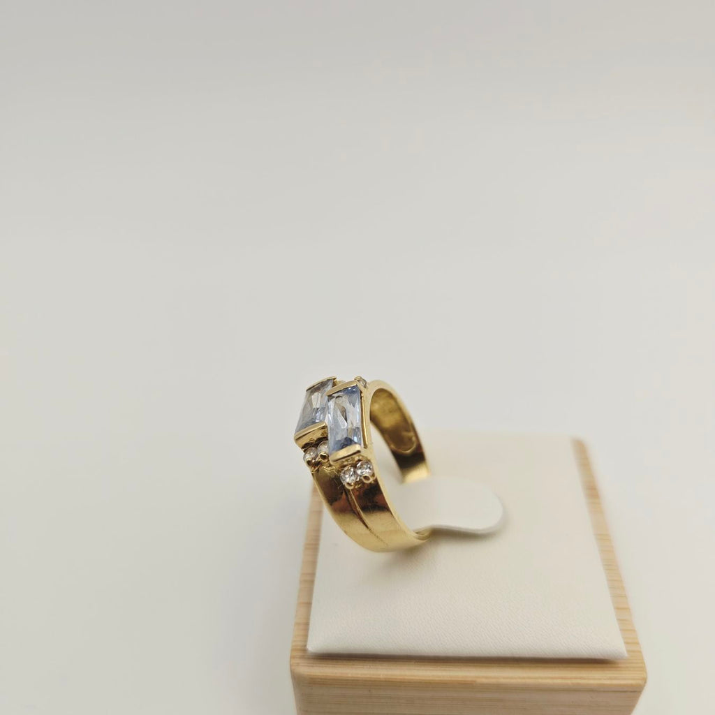Gold Ring Spinell 750 Gold 18 KT Gr 56